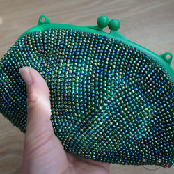 Ba-ba handmade Beads crochet petit-bag No.1160 第1張的照片