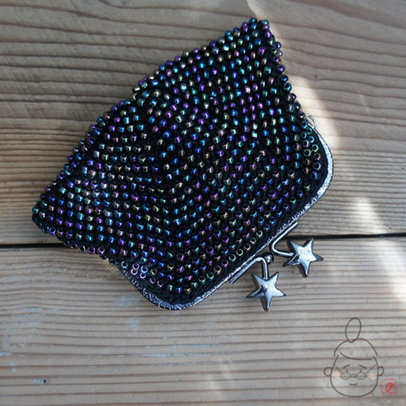 Ba-ba handmade Beads crochet coinpurse No.1183 第1張的照片
