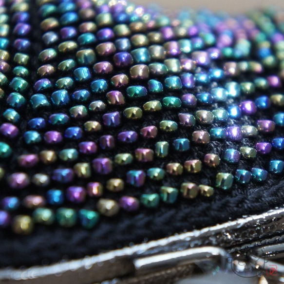 Ba-ba handmade Beads crochet coinpurse No.1183 第6張的照片