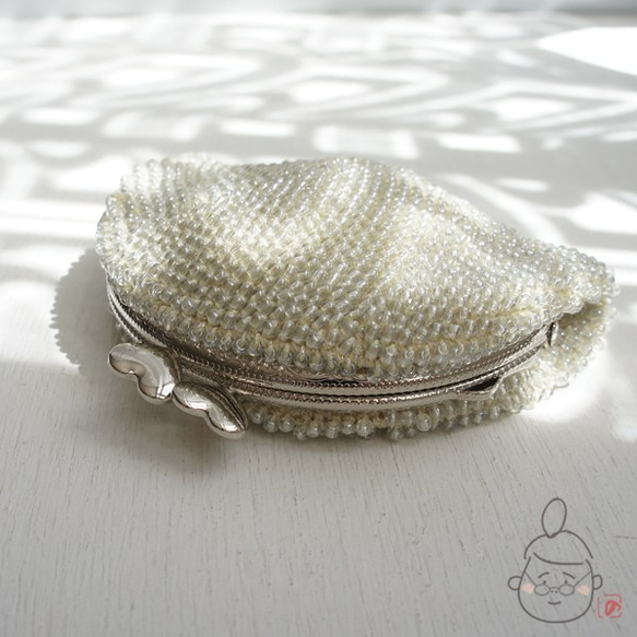 Ba-ba handmade Beads crochet coinpurse No.1222 第4張的照片
