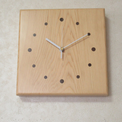 天然木《木曾桧》木製時計3（掛け時計） 7枚目の画像