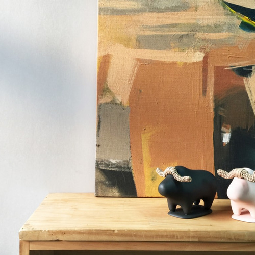 野生の水牛の装飾品 - ピンク、家の装飾 その他置物 A.M IDEAS 通販