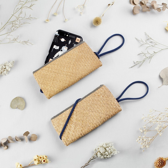 藺草編織手機袋 Phone Pouch - suitable for iPhone plus 第8張的照片