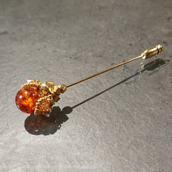 アンティーク ハットピン / ピンブローチ / 三角 装飾ブローチ アンティーク ハットピン / ピンブローチ / 三角 装飾ブローチ