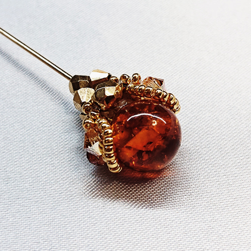 sahara様　ヴィンテージ 琥珀 ブローチ 2点まとめ sahara様 ヴィンテージ 琥珀 ブローチ 2点まとめ sahara様