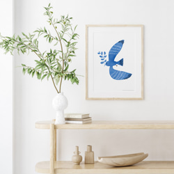 しあわせあつめ・とり  インテリアポスター 3枚目の画像