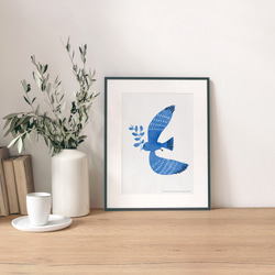 しあわせあつめ・とり  インテリアポスター 5枚目の画像