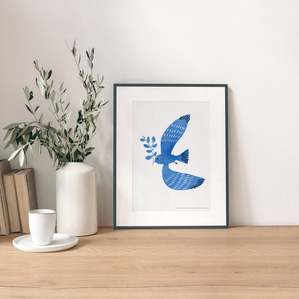 しあわせあつめ・とり  インテリアポスター 5枚目の画像