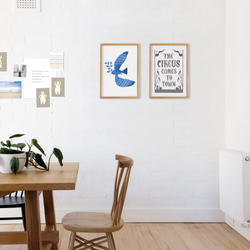 しあわせあつめ・とり  インテリアポスター 7枚目の画像