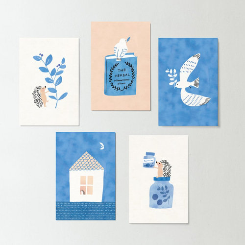 しあわせあつめ・ポストカードセット ポストカード ギャラリーしろくま