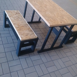 ＊ dining table bench ｾｯﾄ ＊ 4枚目の画像