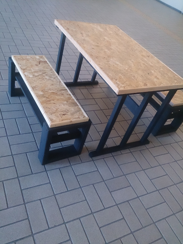 ＊ dining table bench ｾｯﾄ ＊ 4枚目の画像