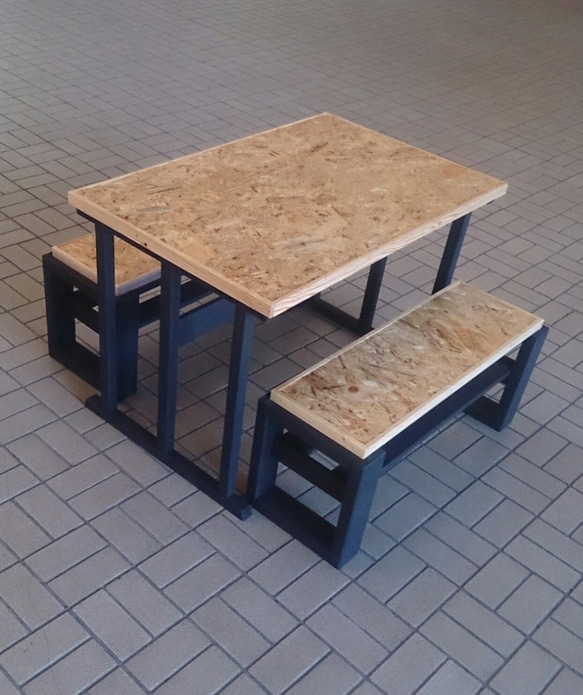 ＊ dining table bench ｾｯﾄ ＊ 5枚目の画像