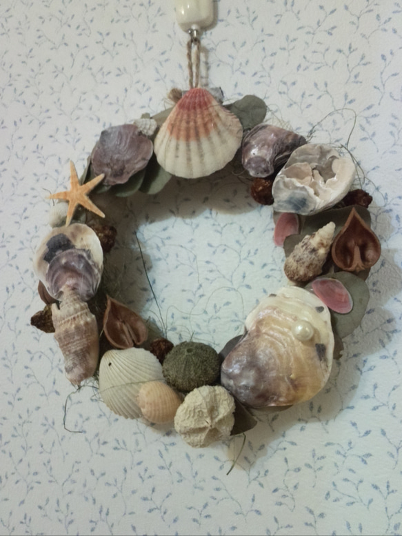 Shell wreath (M) パープル 2枚目の画像