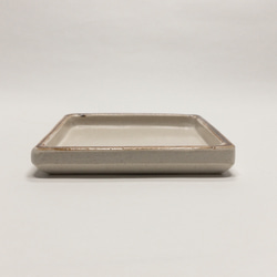 monochro 醤油皿 白 3枚目の画像
