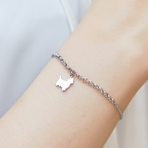 ヨークシャー/マルタ-犬のブレスレットシリーズ-抗アレルギー医療用鋼