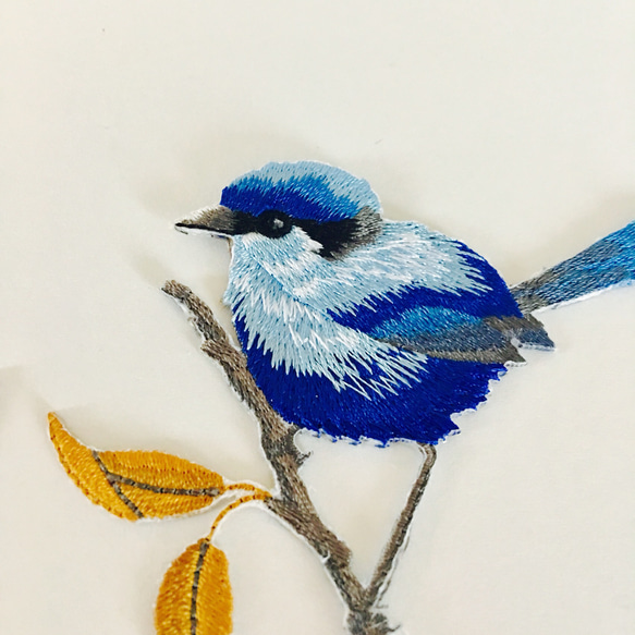小鳥刺繍ワッペン✴︎2個セット 2枚目の画像