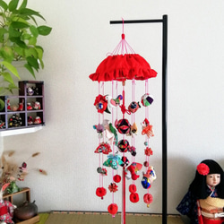 かわいい吊るし雛『幸』 吊るし飾り ちりめん細工 雛祭り 七五三 出産