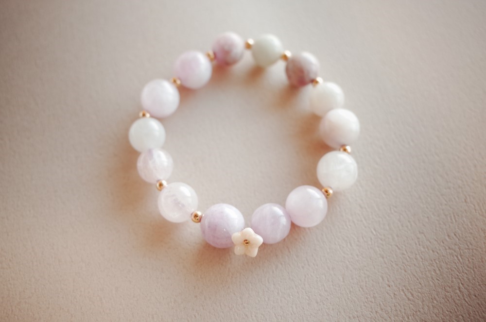 ~fleurs【14kgf】クンツァイト ブレスレット