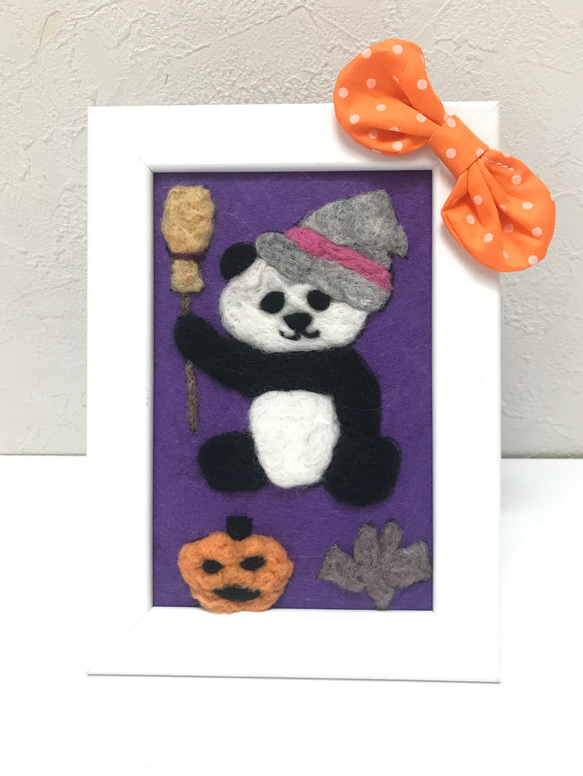 専用‼️‼️ 羊毛フェルト ハロウィン 猫 タペストリー