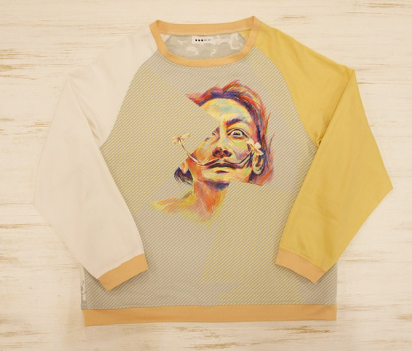 Dali handpaint sweatshirt 1枚目の画像