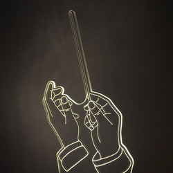 WD 原木夜燈《指揮》 樂器燈 / 音樂設計 / 樂團 / Music / Conductor 第3張的照片