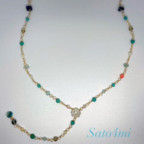 ☆ロザリオ風☆ピンク色のネックレス ネックレス・ペンダント 31o4mi  