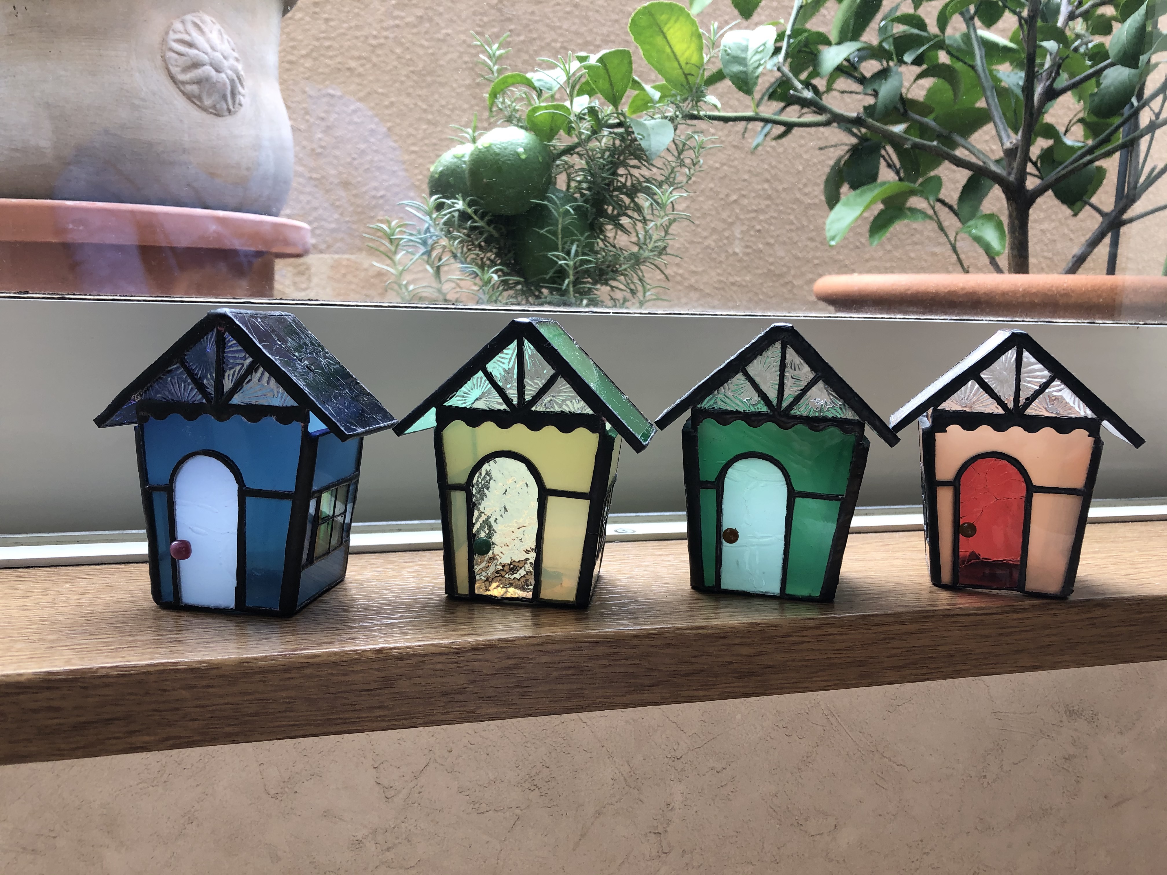 ❤️期間限定お値下げｆｏｏｔ＆Ｎａｉｇｈｔｌａｍｐ　森の小さなお家　blue house   フットランプ&お休みランプ 7,200円