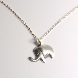 Elephant Necklace - Custom Hand Stamped - Silver 925 4枚目の画像