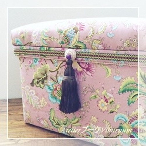 茶箱リメイクチェスト道具箱 アンティー風家具 約67.5×43×49cm