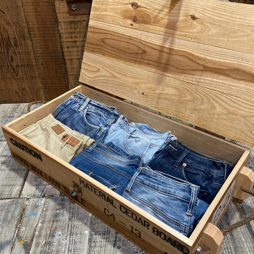 弾薬箱風のフラットボックス その他家具 Fragments 通販