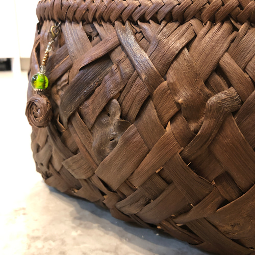 ②山葡萄 籠バック 送料無料 純国産 節入り クロス編み 山ぶどう カゴ  