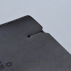 ka-kun0224様専用ページ[受注生産品] 栃木レザー パスケース(BLACK) MNC-09 5枚目の画像