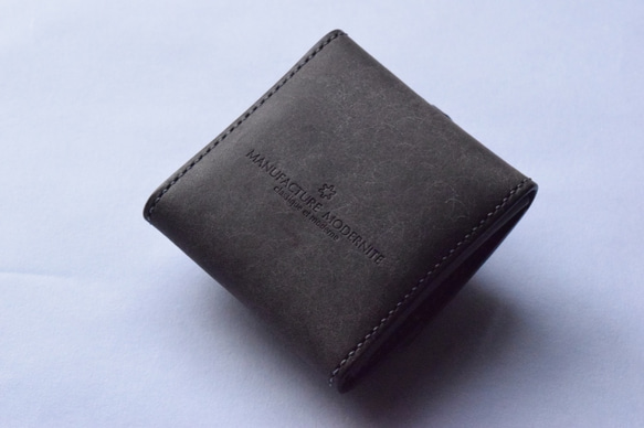 [受注生産品] No.009M [Coin Purse] コンケース(GRAY) 2枚目の画像