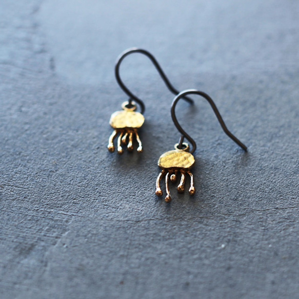 予約販売 ミニくらげ|ピアス|イヤリング|P568 ピアス(フック 予約販売 ミニくらげ|ピアス|イヤリング|P568 ピアス(フック