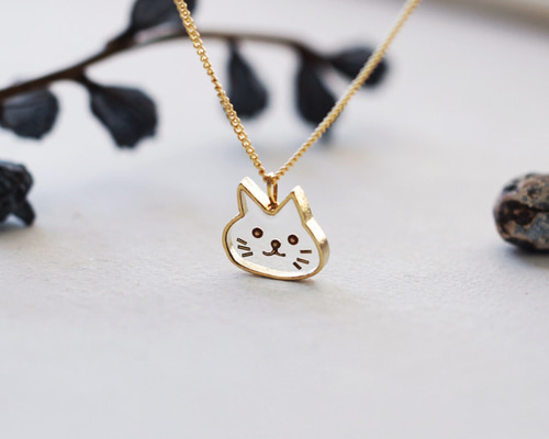 ちいさいねこちゃん｜ネックレス｜N572 ネックレス・ペンダント thuthu