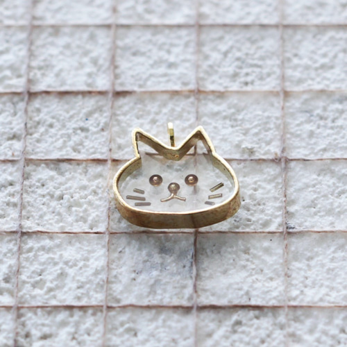 ちいさいねこちゃん｜ネックレス｜K24コーティング・K14ゴールド