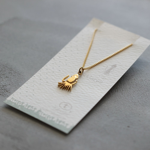 イカ｜ネックレス｜N556 ネックレス・ペンダント thuthu appetizing