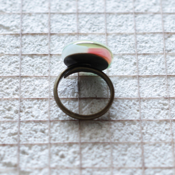 お好みの色で作ります｜ミルキードロップM｜リング｜指輪｜R030 6枚目の画像