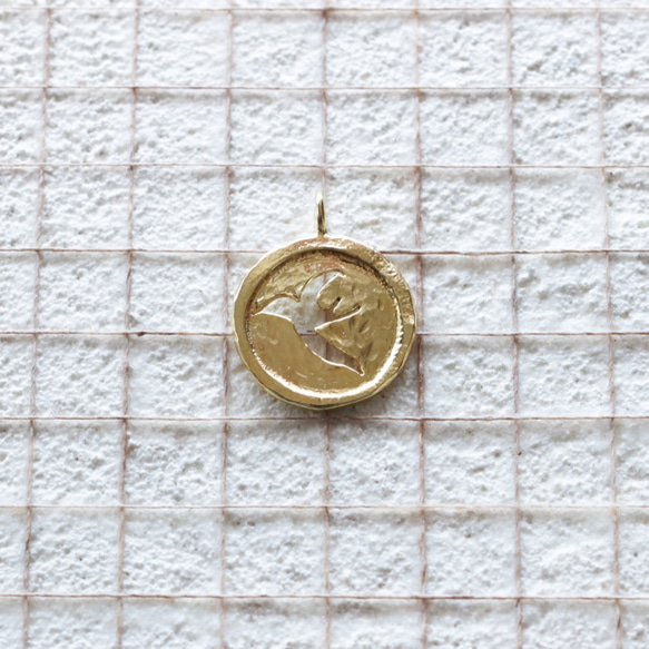 つばめメダル　真鍮｜ネックレス｜Ｎ090 6枚目の画像