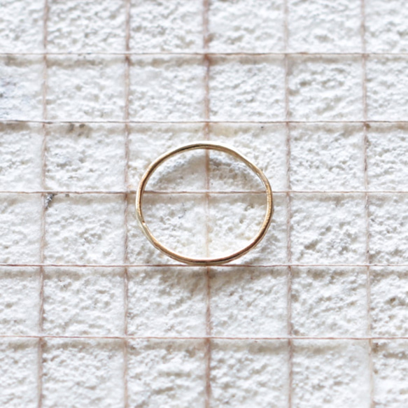 細Yubiwa（1）[黃銅] ｜戒指｜ R107 第4張的照片