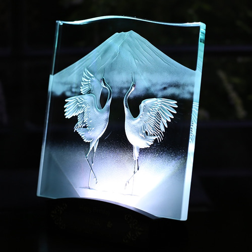 天使の翼デザイン ガラス絵　ディスプレー　照明付けパネル　0279KD 154857793_o2.jpg?