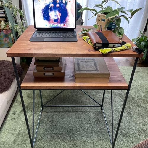 アイアン家具 収納 ハンドメイド インダストリアル デスク カウンター