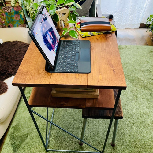 アイアン家具　デスク　カウンター　オーダーメイド　男前　無骨　ハンドメイド アイアン家具 カウンターデスク テーブル 無骨 男前