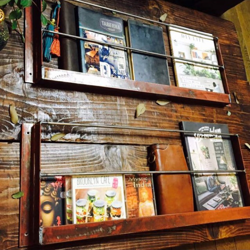 アイアンラック 無骨 オシャレ男前家具 収納アンティーク レトロ 鉄