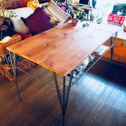 ⌘アイアンテーブル⌘アイアン家具 テーブル デスク 手づくり