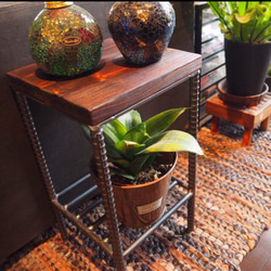 サイズオーダー可】【引取可能】キャスター付飾り棚 プランター