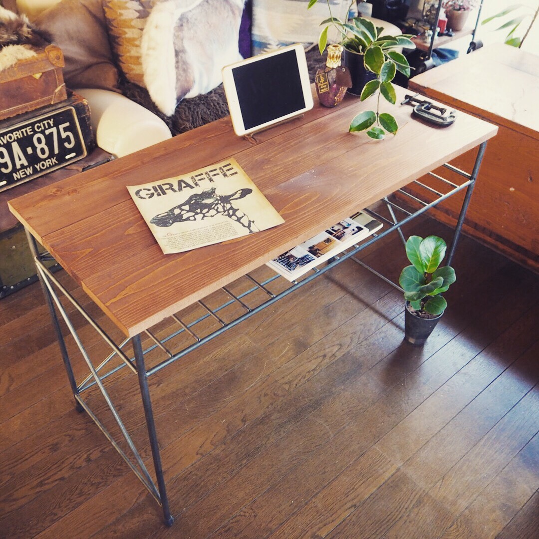 ⌘アイアンウッドデスクテーブル⌘