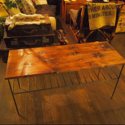 ⌘アイアンテーブル⌘アイアン家具 ローテーブル  ラック 1枚目の画像