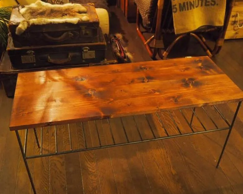 ⌘アイアンテーブル⌘アイアン家具 ローテーブル ラック ロー